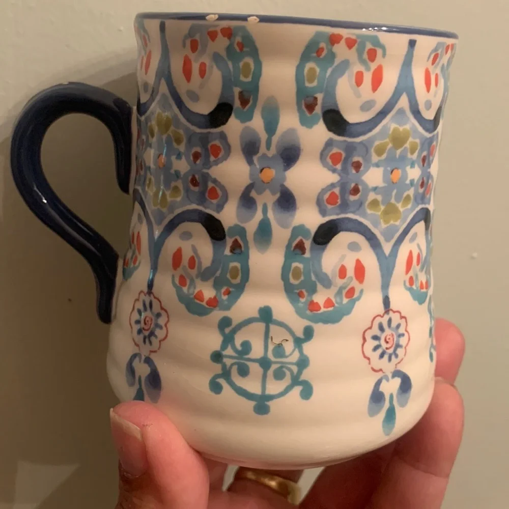 PAIR!! Studio Stoneware Collection COFFEE mugs - Tea cups. ANTHROPOLOGIE vibes - Picture 2 of 6